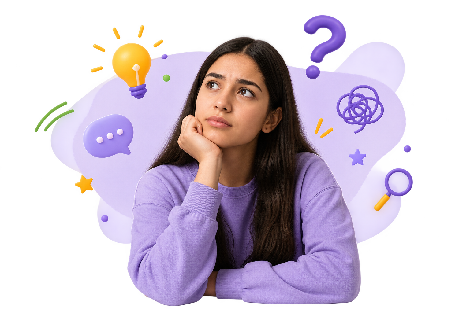 A student thinking through SAT, ACT, and EST preparation
